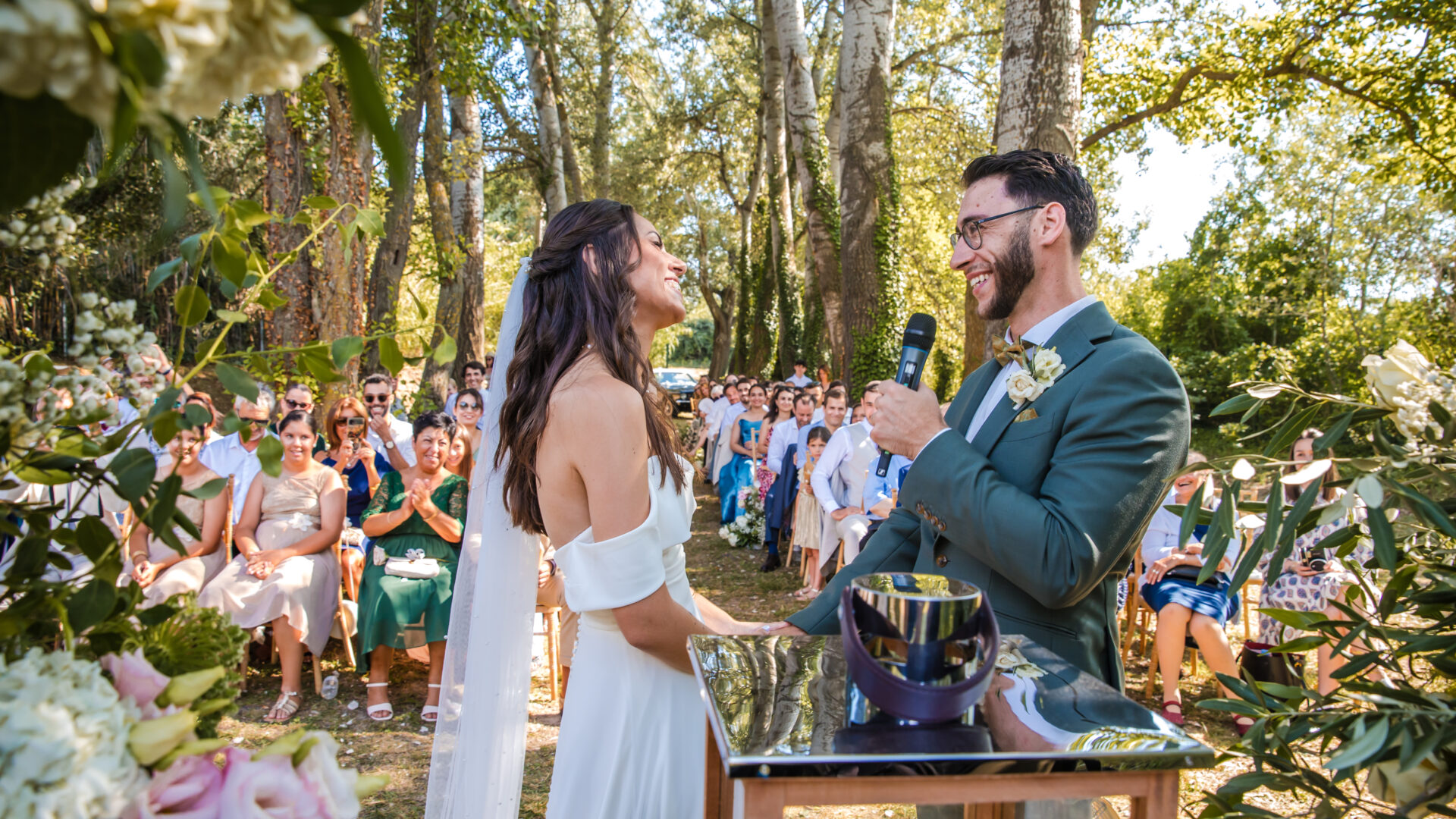 Cérémonie de mariage haut de gamme dans le Gard DJ mariage haut de gamme en Provence