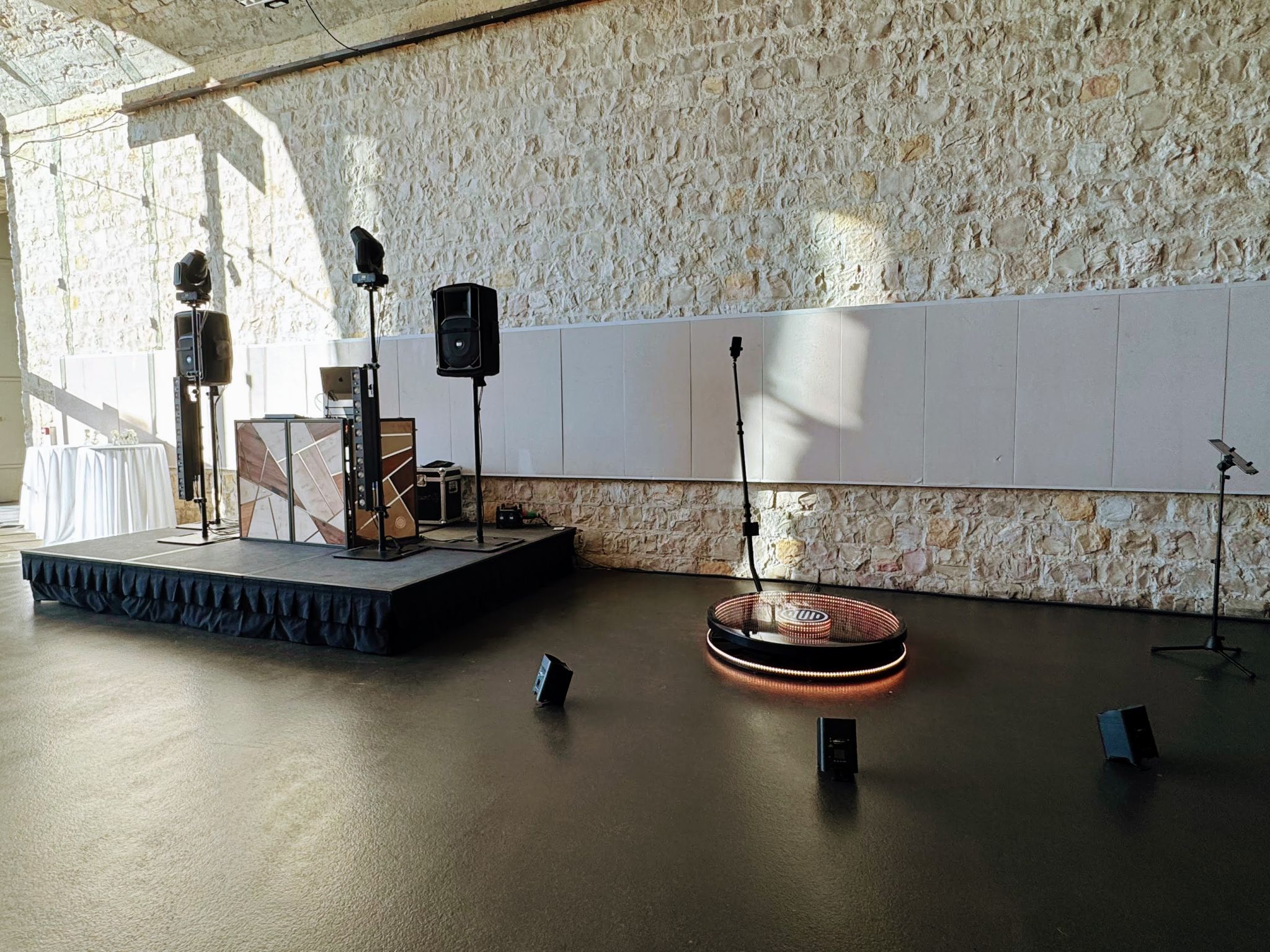 Sonorisation, animation Dj et borne 360 au palais des papes d'Avignon